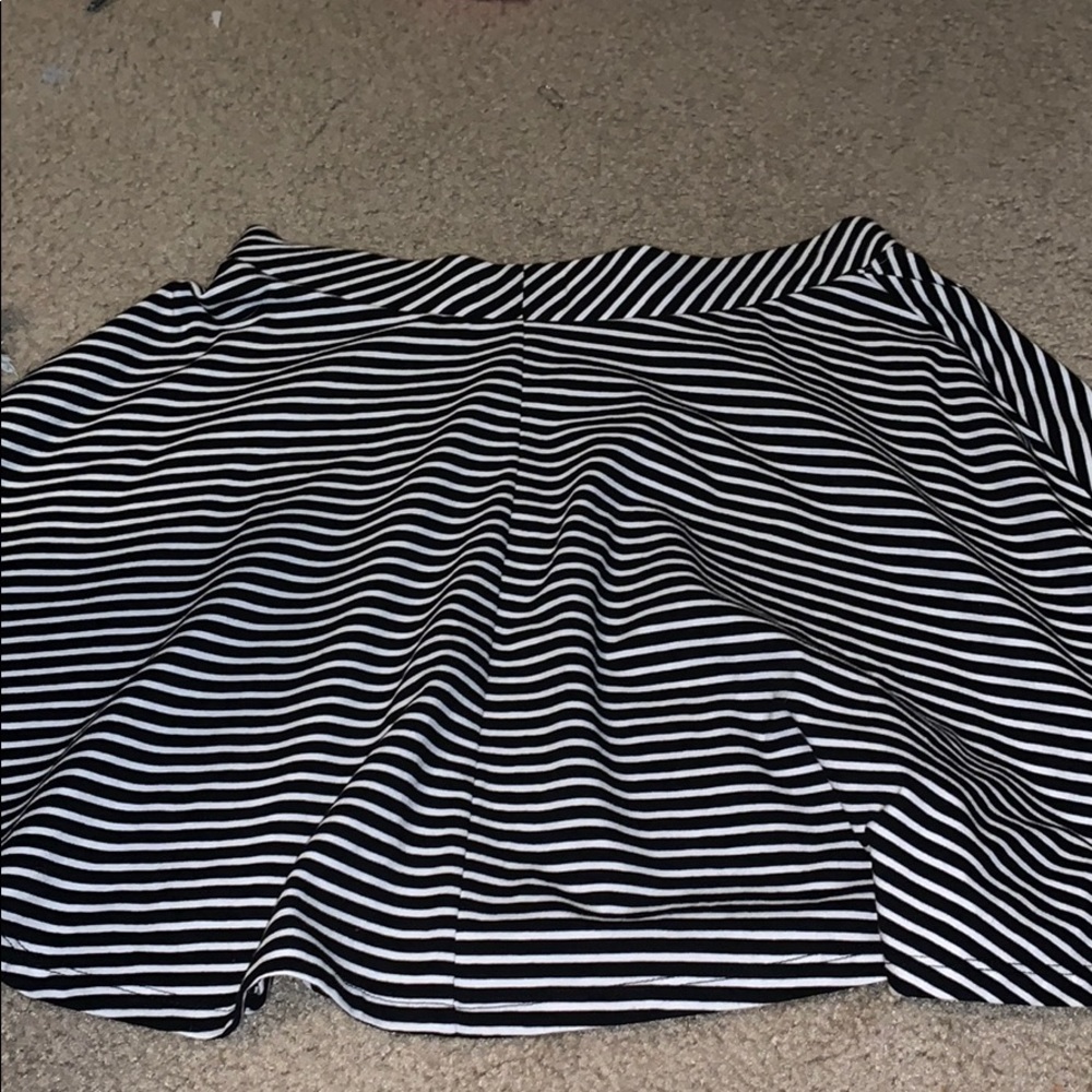 Black and white skirt